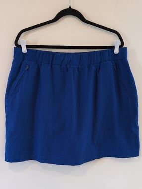 Lou & Grey Electric Blue Athletic Skort